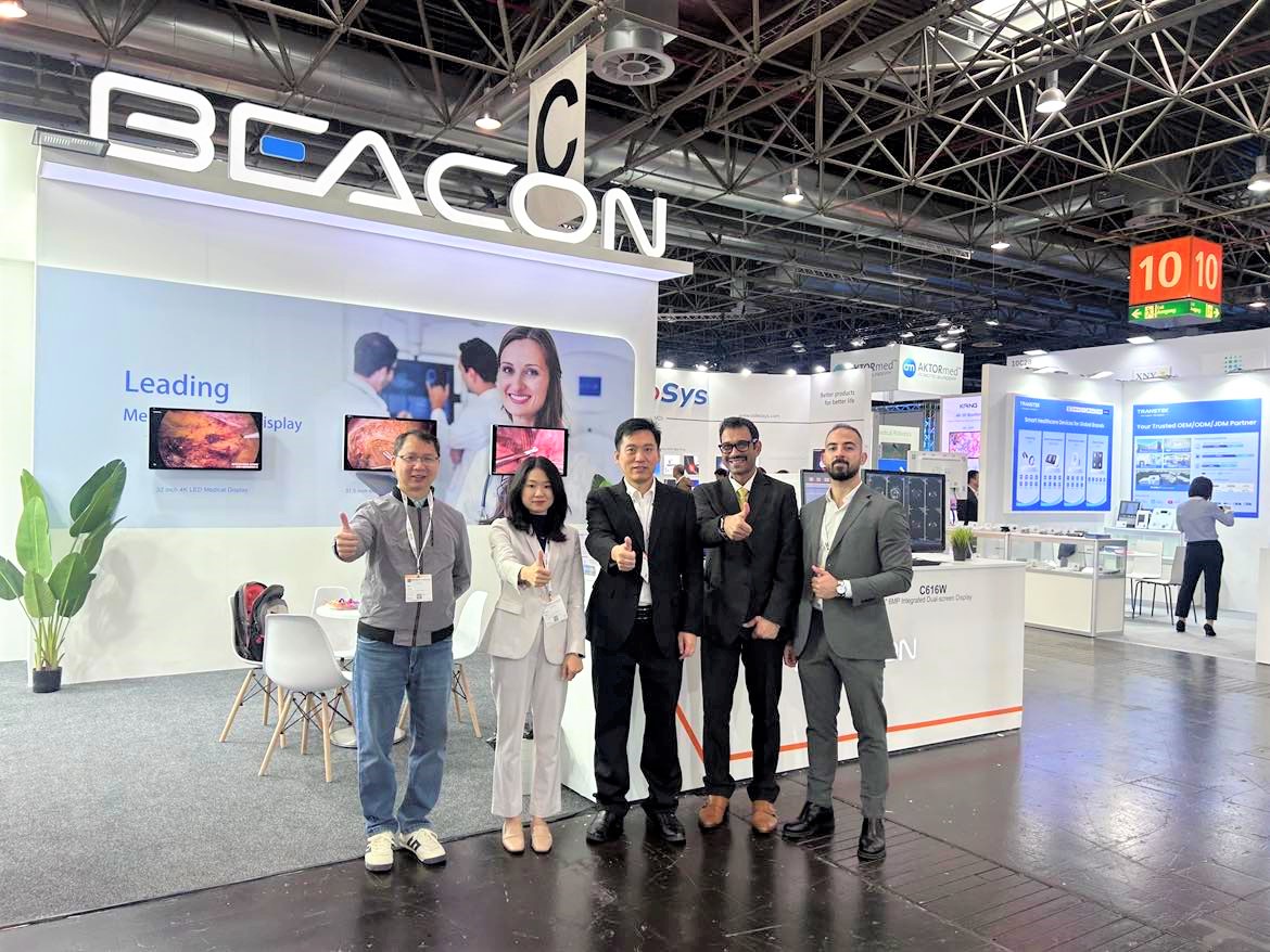beacon display(ビーコン・ディスプレイ)は、「medica 2025」の世界のヘルスケア業界を力を与えてくれます